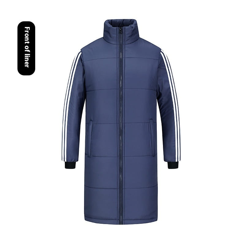 Removable Liner Long National Team Sports Coat