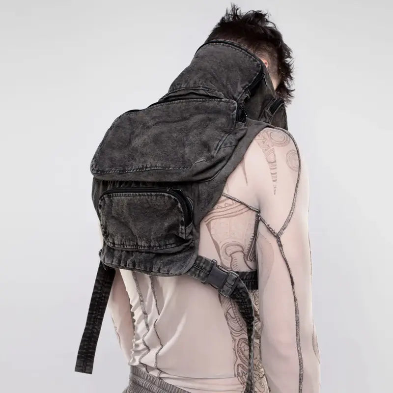 Asymmetrical Three-dimensional Bag Level Profile Tooling Vest Male