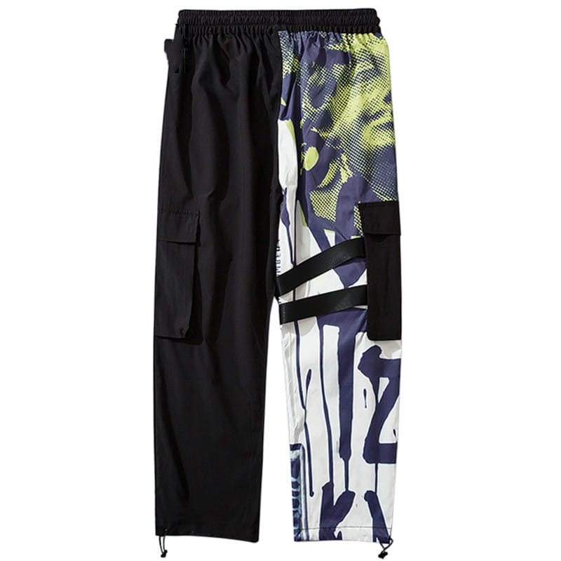Guochao functional wind high street streamer overalls