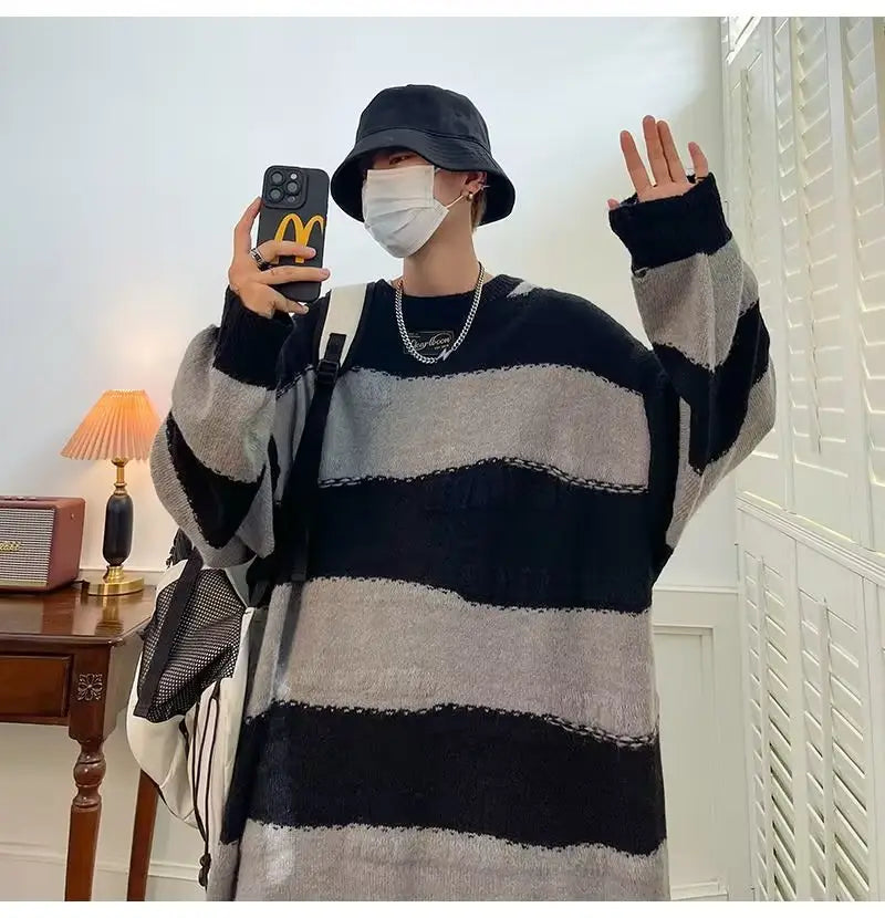 Simple All-match Round Neck Pullover Sweater