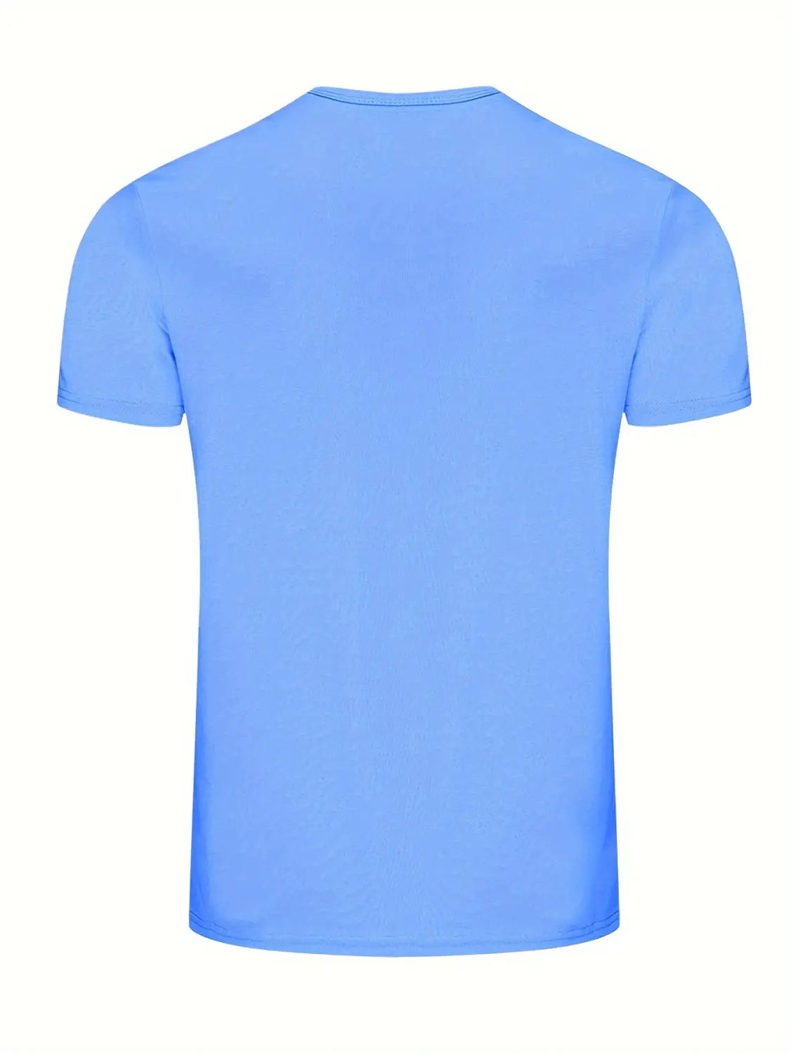 Men’s Outfit Solid Casual Crew Neck Short Sleeve T-Shirt & Drawstring Shorts 2-piece Set For Summer Outdoor Activities