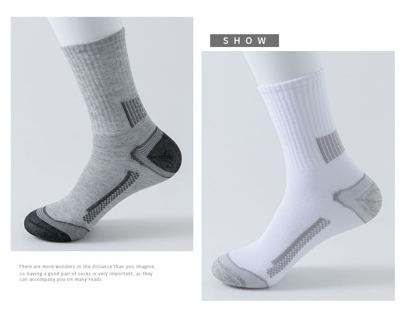 Stripe Sports Long Socks Sweat-absorbent Comfortable And Breathable