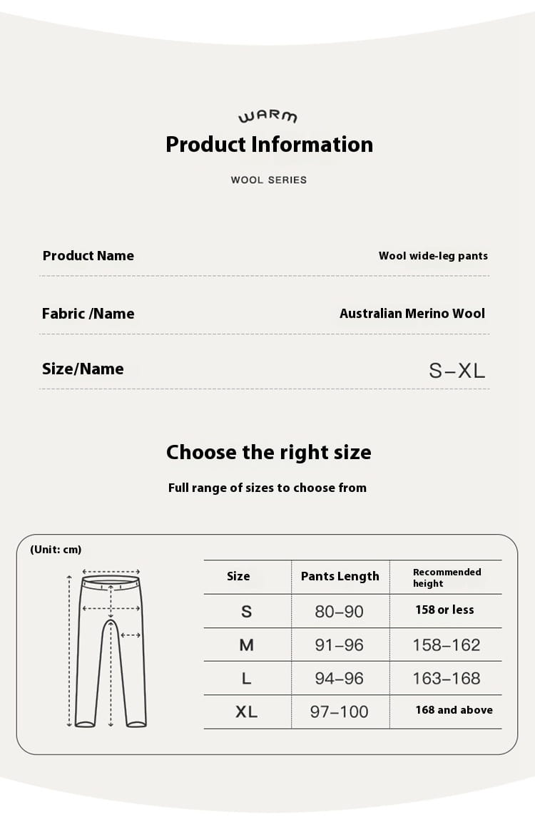 Color Contrast Patchwork Pure Wool Knit Casual Pants