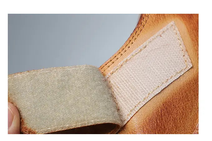 Women’s Top Layer Cowhide Leather Sole Heightened Casual Large Scalp Shoes