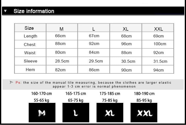 Men’s quick-drying gym clothes