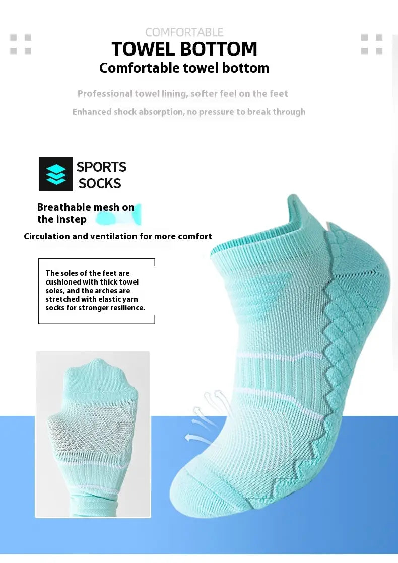 Outdoor Towel Bottom Couple Professional Socks For Running