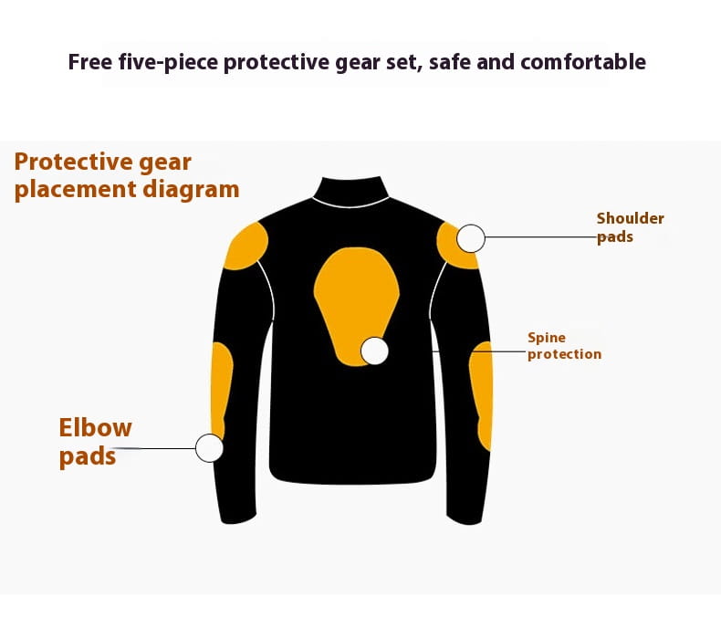 Motorcycle Riding Warm And Anti Fall Racing Jacket