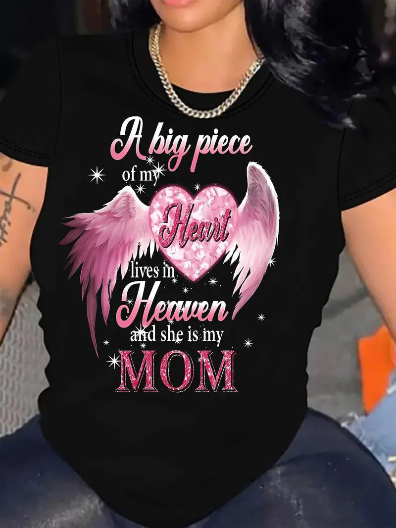 European And American Valentine’s Day Love Round Neck Women’s Top - HS213 / S
