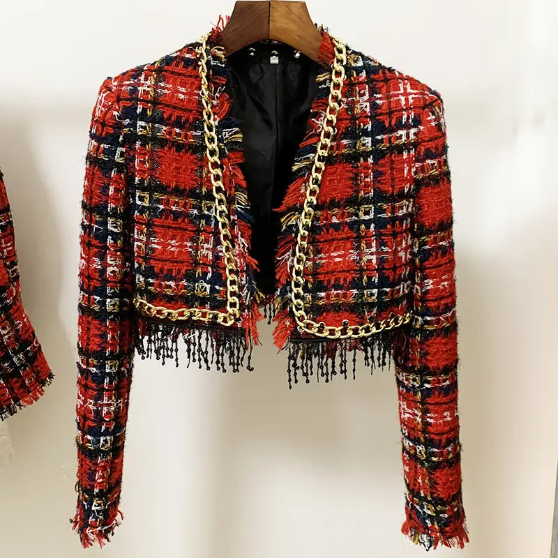 Florentine Red Wind Suit Wool Nckline Tie Coat