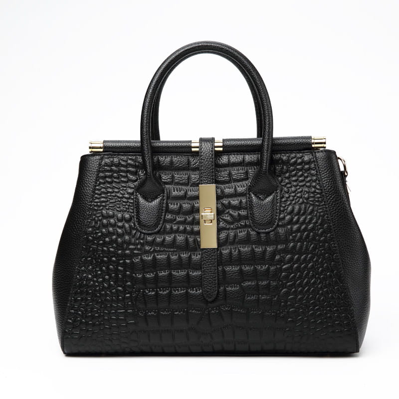 Retro Leather Crocodile Tote Bag High-End Fashion Online
