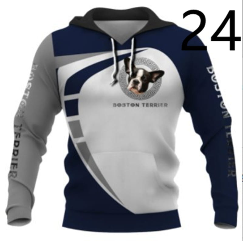 Thin 3D Digital Printing Hooded Sweatshirt