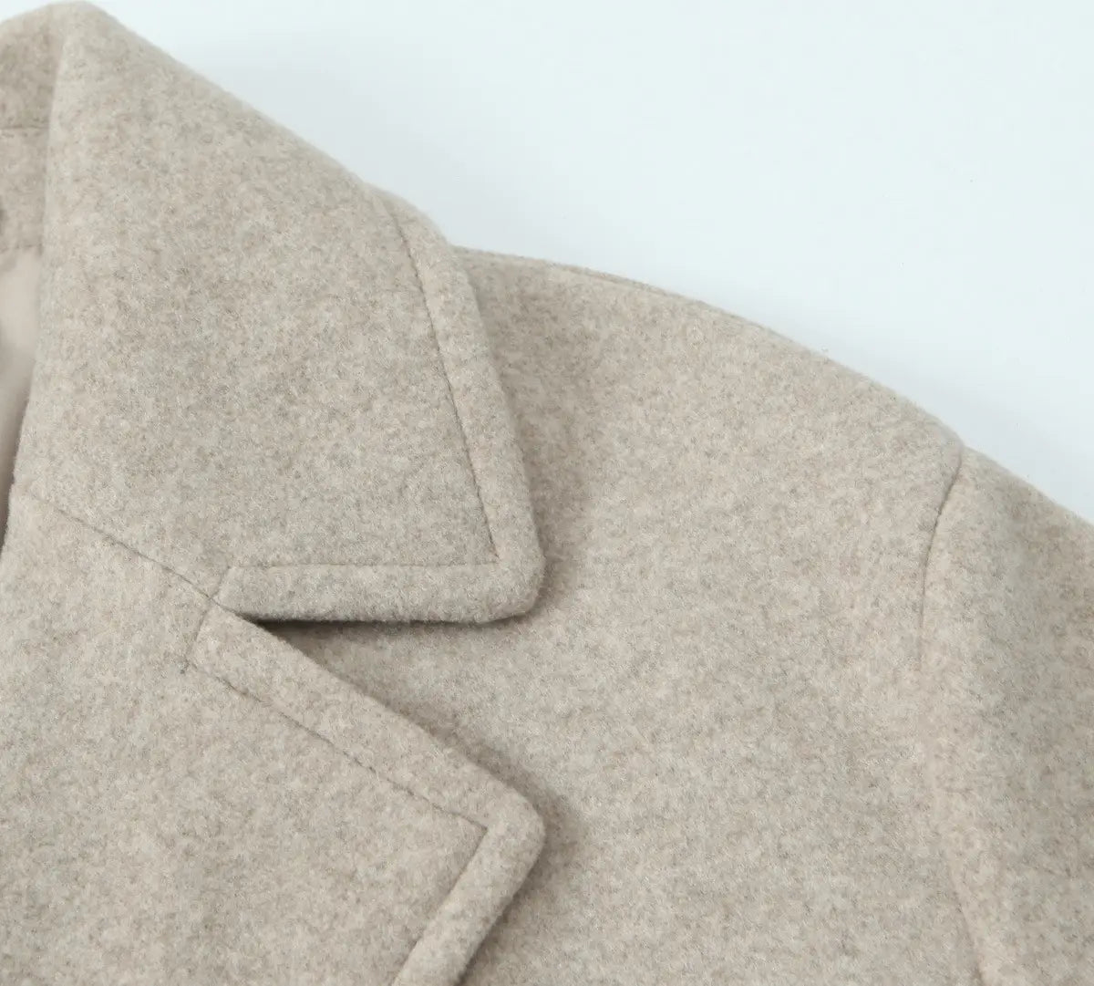 Fashion Simple Loose Soft Long-cut Coat