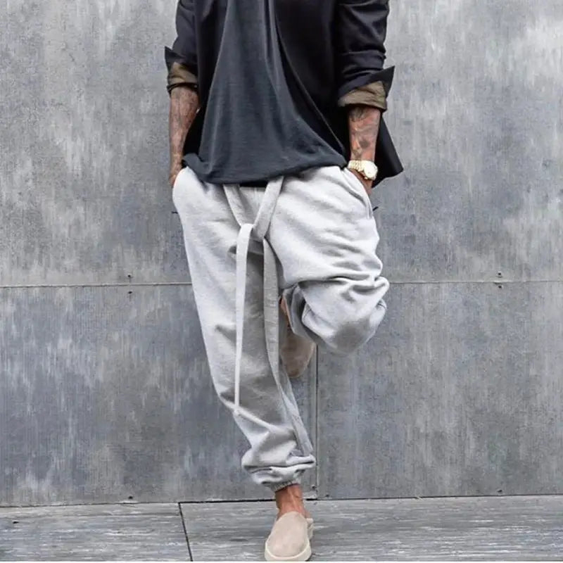 Cotton versatile small foot sports pants