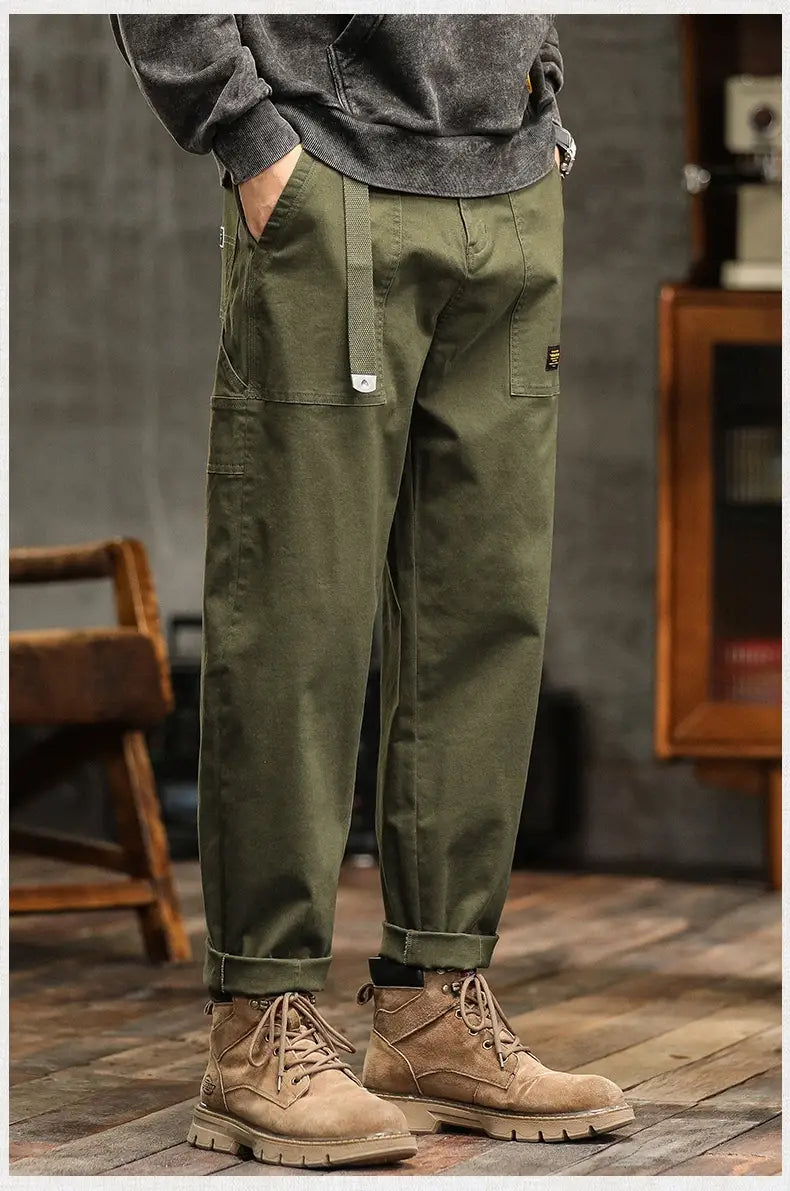 Trendy Men’s Clothing Retro Overalls Fashion Brand