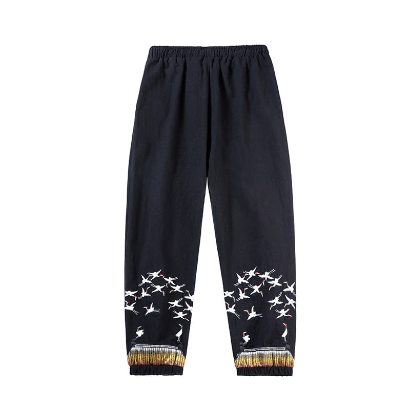 Chinese style men’s plus size casual pants
