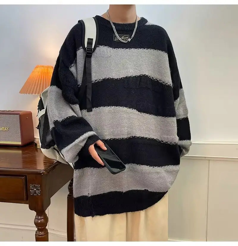 Simple All-match Round Neck Pullover Sweater