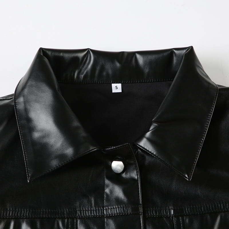 Autumn Hot Girl All-matching Biker’s Leather Jacket Women