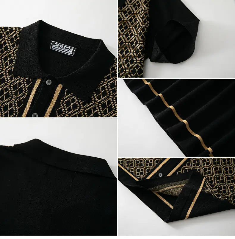 European And American Style Men’s Casual Jacquard Sweater