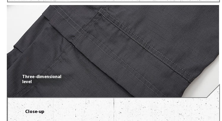 Straight Cargo Pants Men’s Multi-pocket Paratrooper Pants