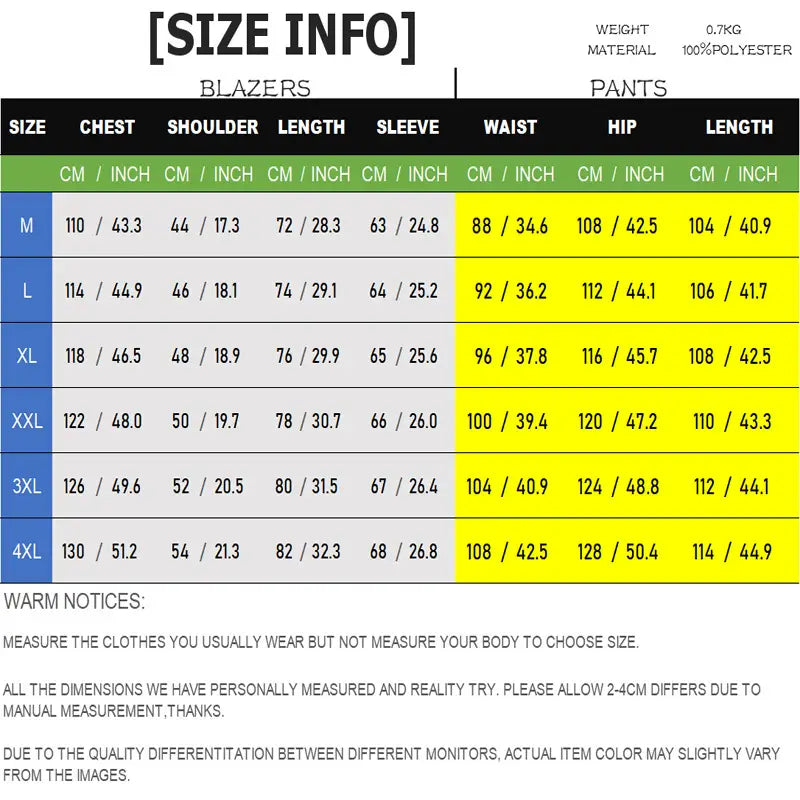 Digital New Print Leisure Suits For Men Two-piece Set