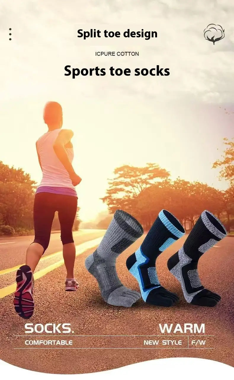 Men’s Long Sports Sweat-absorbent Cotton Socks