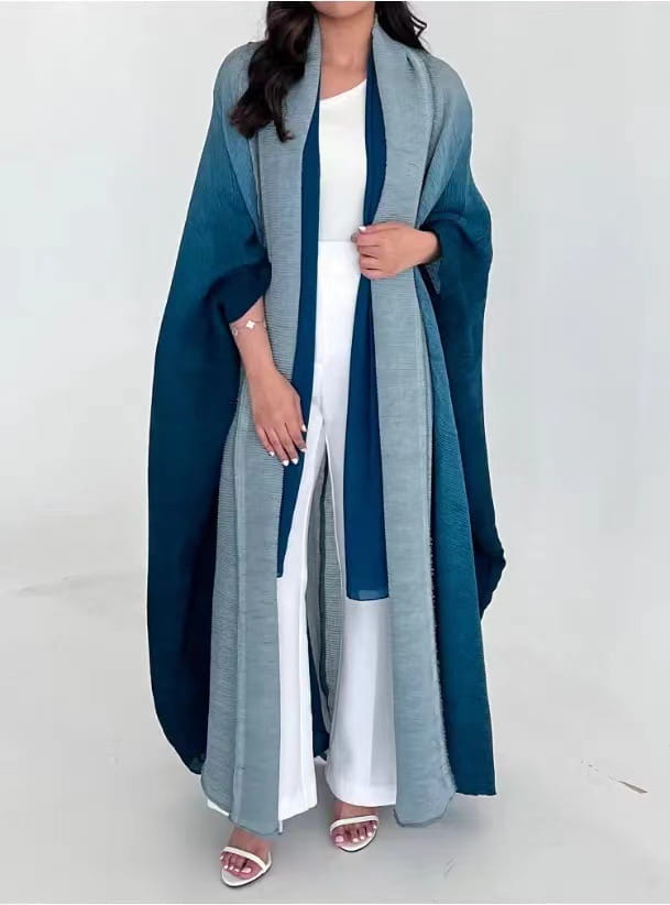 Sanzhai Shoulder Cloak Coat Pleated Loose Plus Size Scarf
