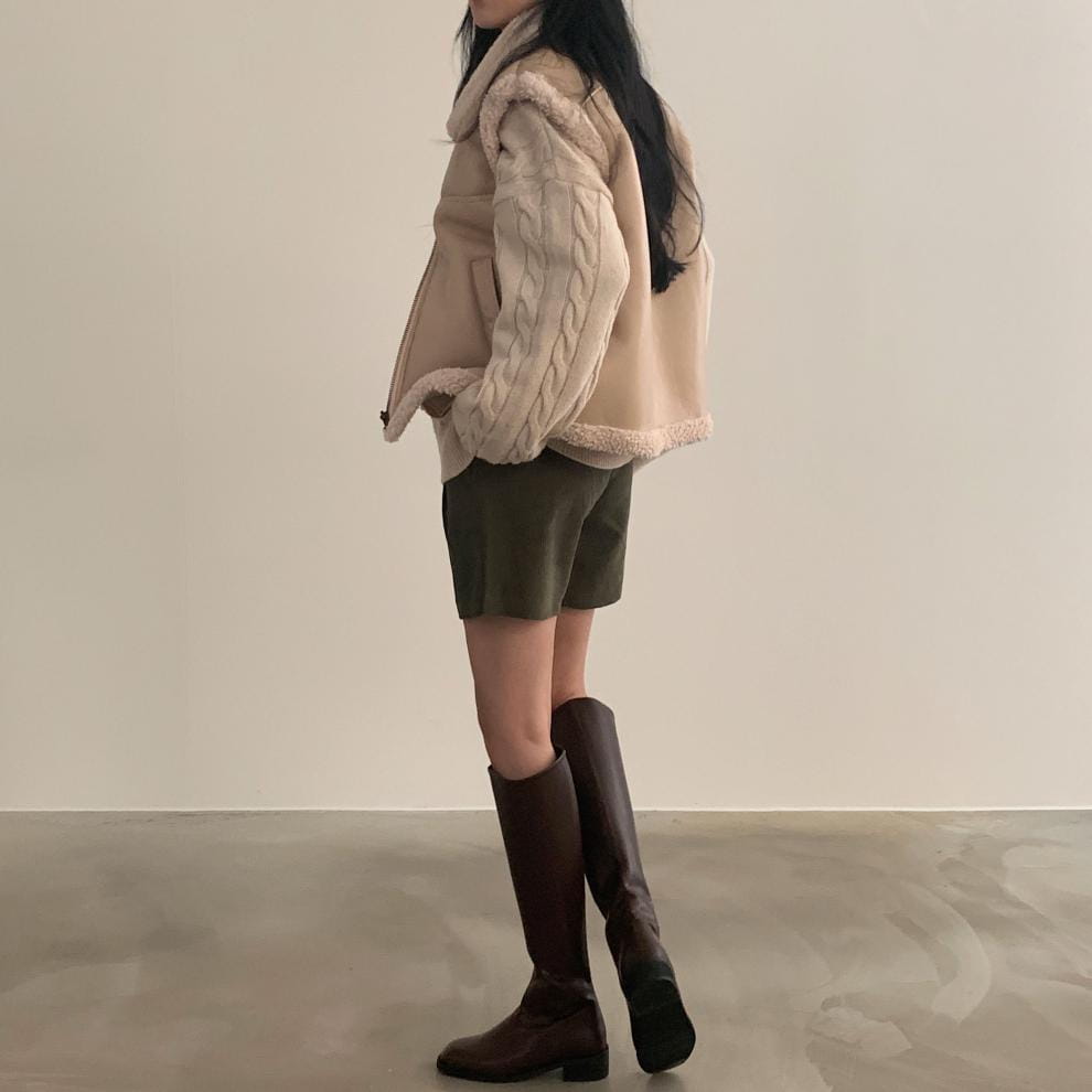 All-match Zipper Vest Jacket Coat For Women