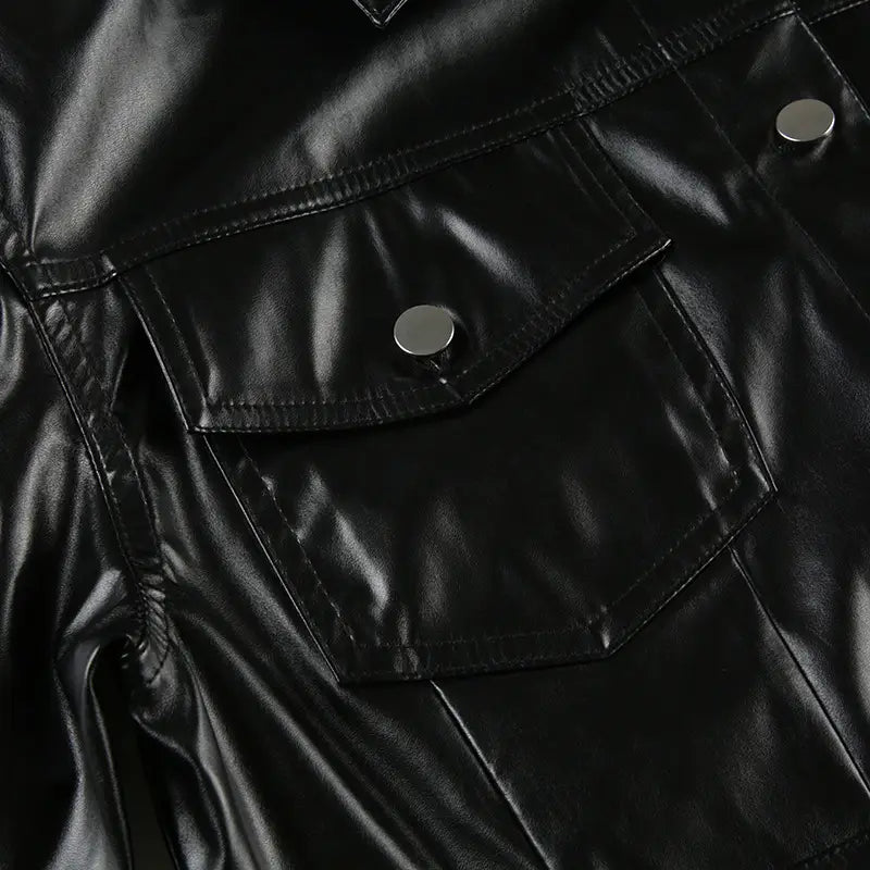 Autumn Hot Girl All-matching Biker’s Leather Jacket Women
