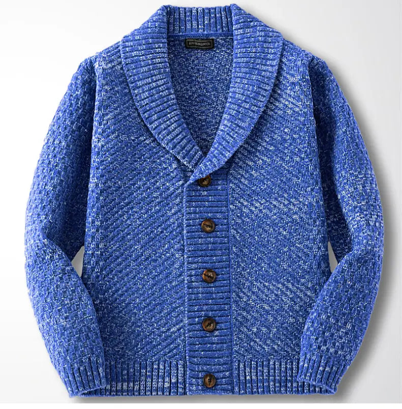 Polyester Men’s Long-sleeved Thick Needle Sweater Sweater