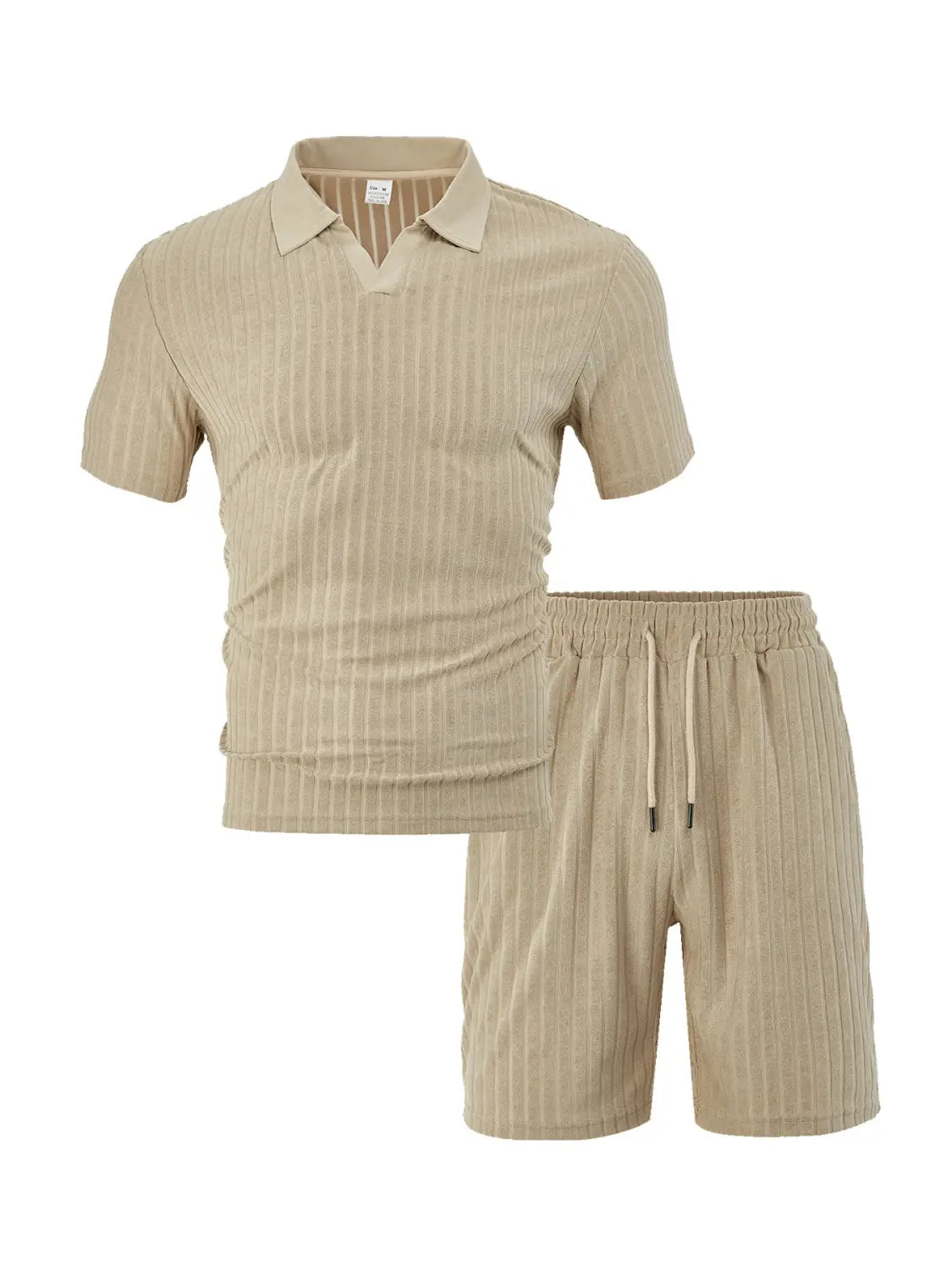 Men’s Breathable Figured Cloth Crew Neck Casual Sports Suit