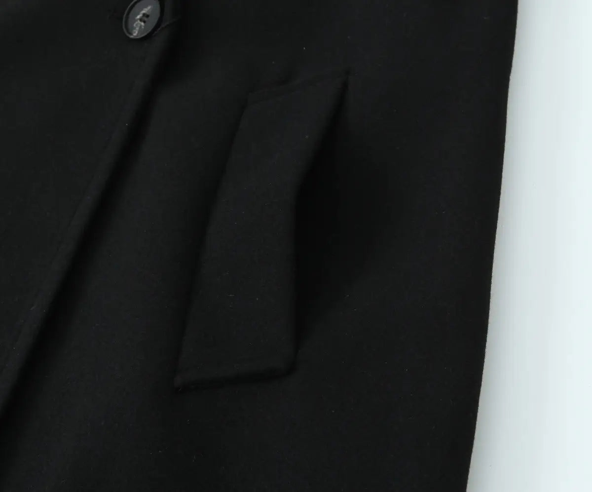 Fashion Simple Loose Soft Long-cut Coat