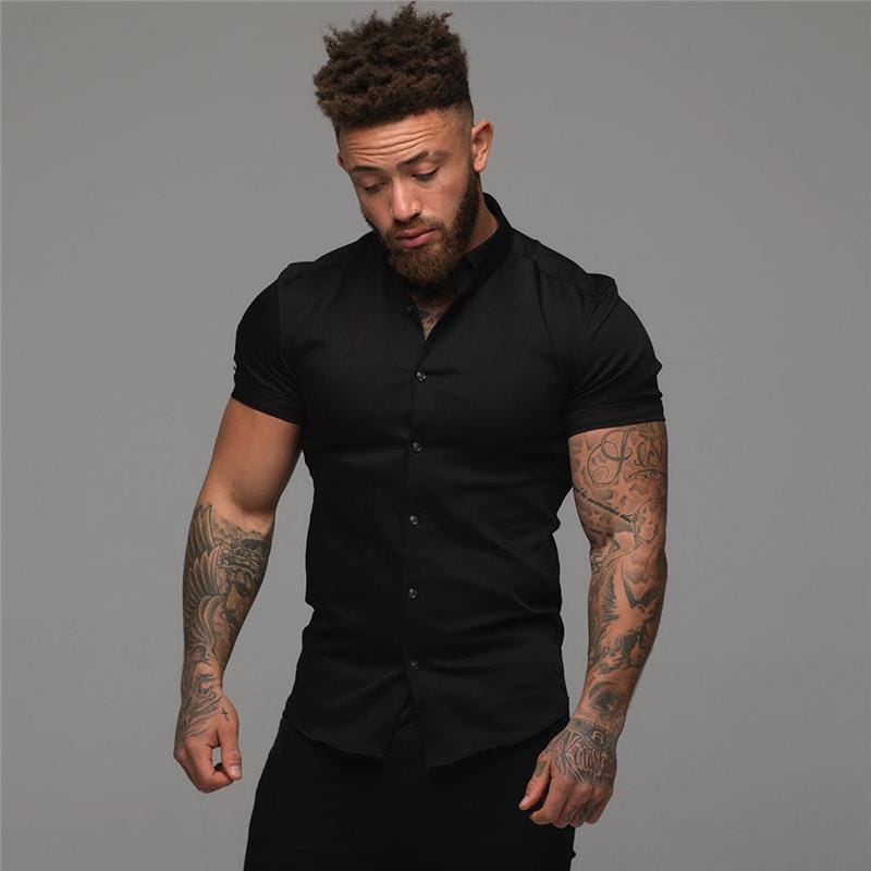 Muscle Men’s Fitness Shirt Short Sleeve