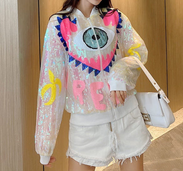 Colorful Sequined Jacket Costume