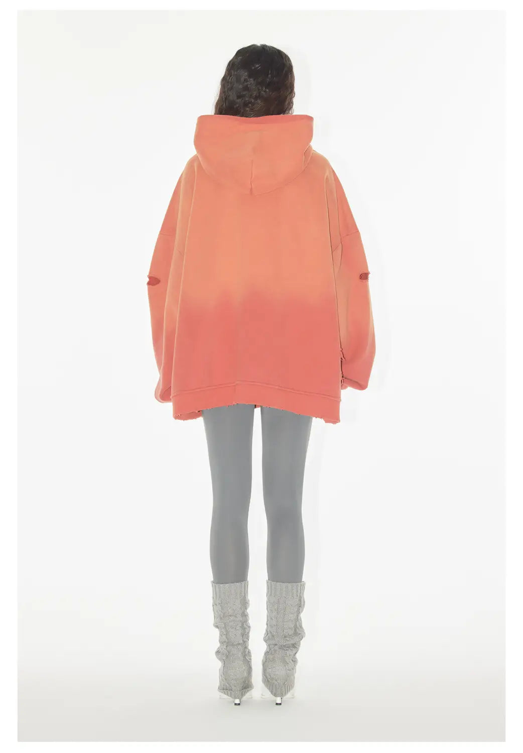 Worn Out And Torn Soft Comfortable Loose Hoodie