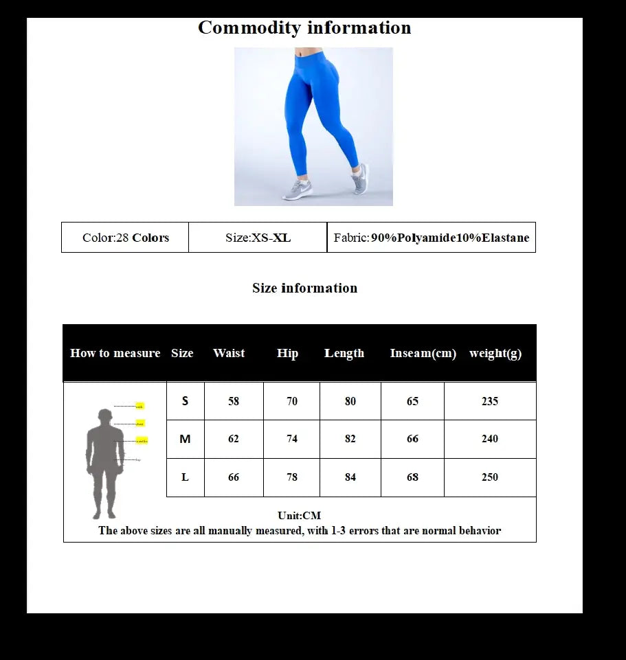 Solid-color Yoga Pants Sport Yoga Pants