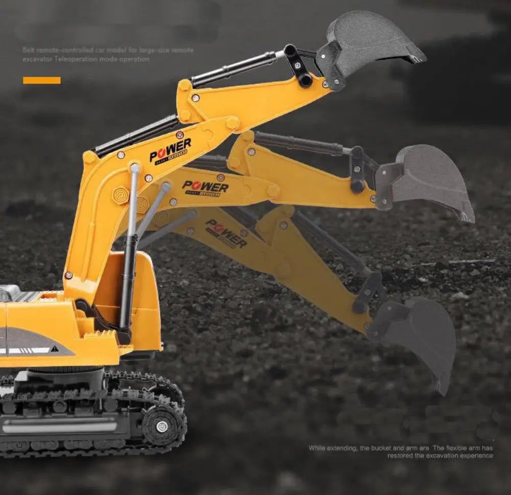 Remote control excavator