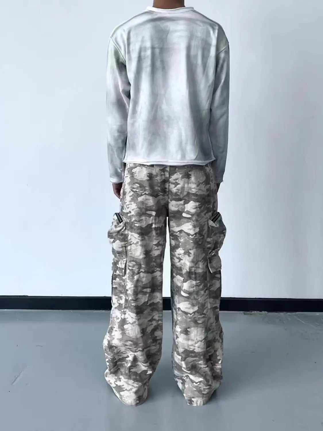 Spring New Retro Desert Camouflage Cargo Pants