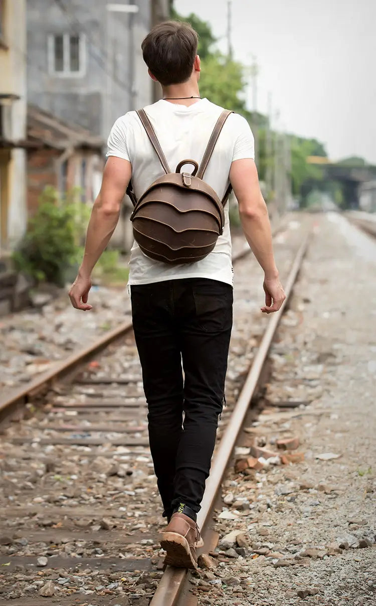 Unisex Retro Vintage Handmade Backpack
