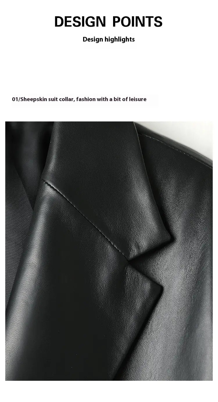 Female Suit Coat New Fashion Sheepskin