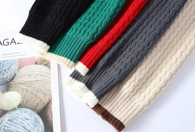 Fashion Personality New Mock Neck Sweater Men
