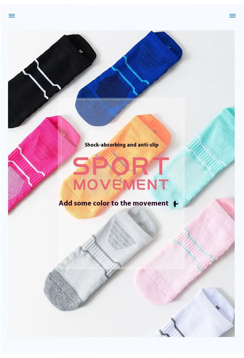 Outdoor Towel Bottom Couple Professional Socks For Running