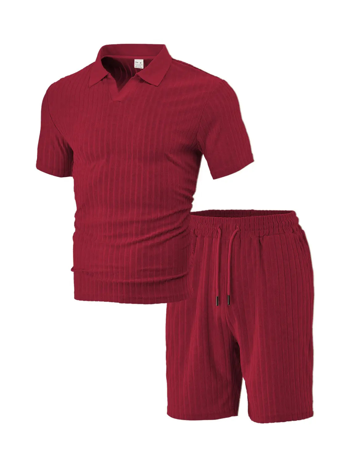 Men’s Breathable Figured Cloth Crew Neck Casual Sports Suit