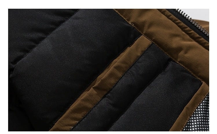 Loose Outdoor Multi-pocket Winter Workwear Hooded Down Jacket
