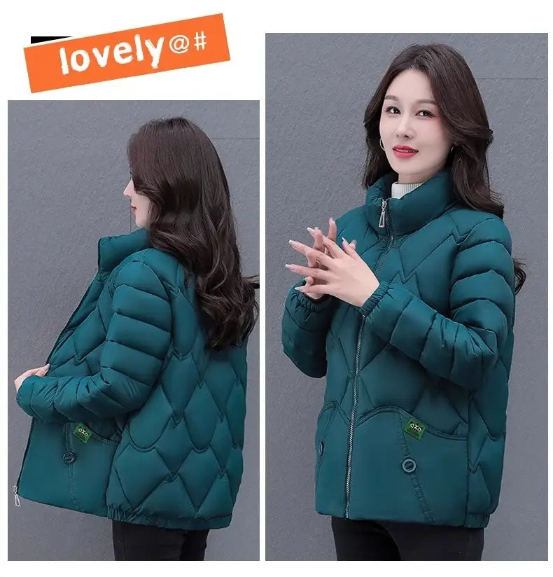 High-end Down Cotton-padded Coat For Women Winter Thickened