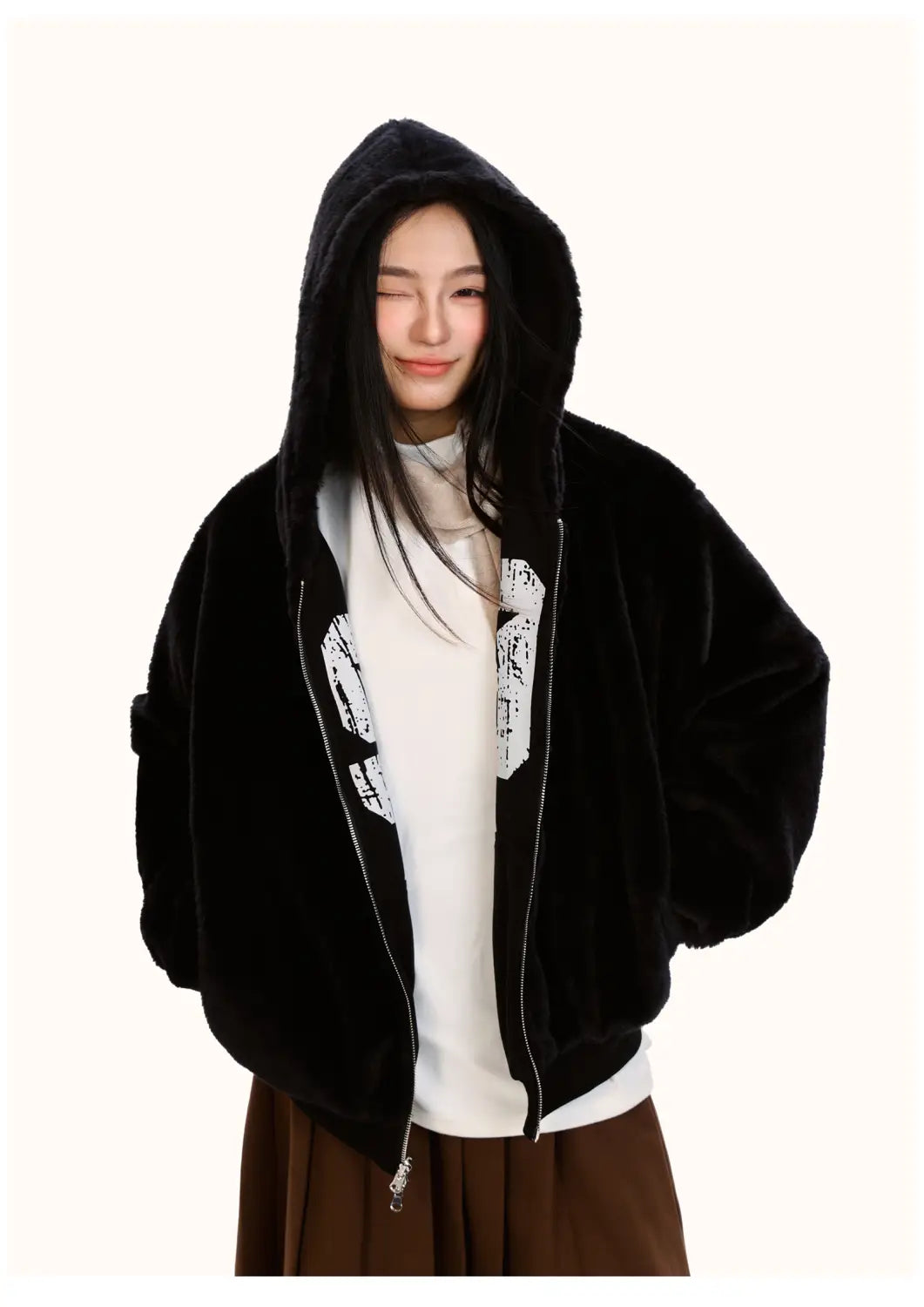 Loose Double-sided Wear Velvet Padded Thickened Sweater