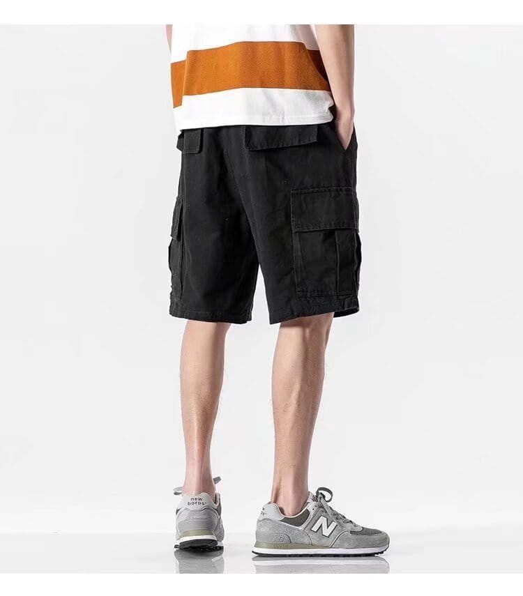 Summer Hong Kong Style Short Sleeve Shirt Coat Shorts Three-piece Suit