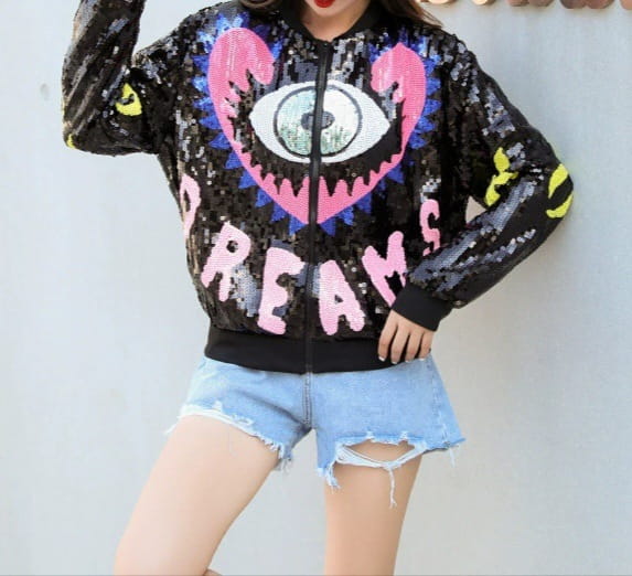 Colorful Sequined Jacket Costume