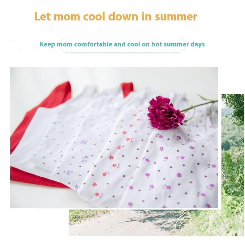 Cotton Middle-aged And Elderly Women’s I-shaped Vest