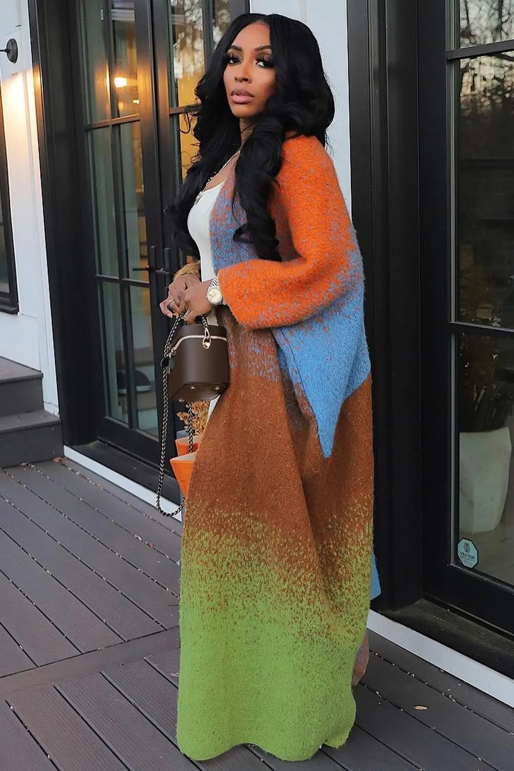 Casual Loose Knitted Long Women’s Coat
