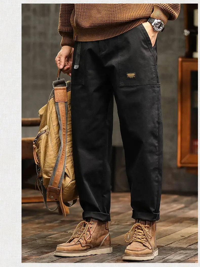 Trendy Men’s Clothing Retro Overalls Fashion Brand